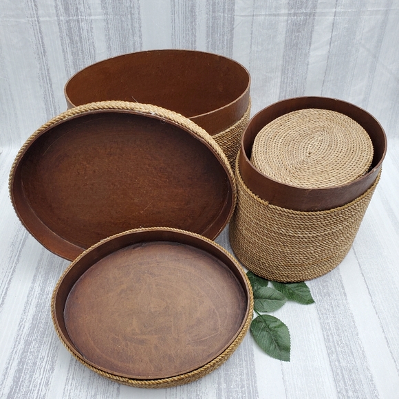 Hobby Lobby Storage & Organization 3 Oval Stackable Jute Storage